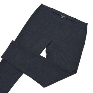 Eileen Fisher Leggings Womens M Gray Stretch Ponte Pull On Slim Fit Comfort